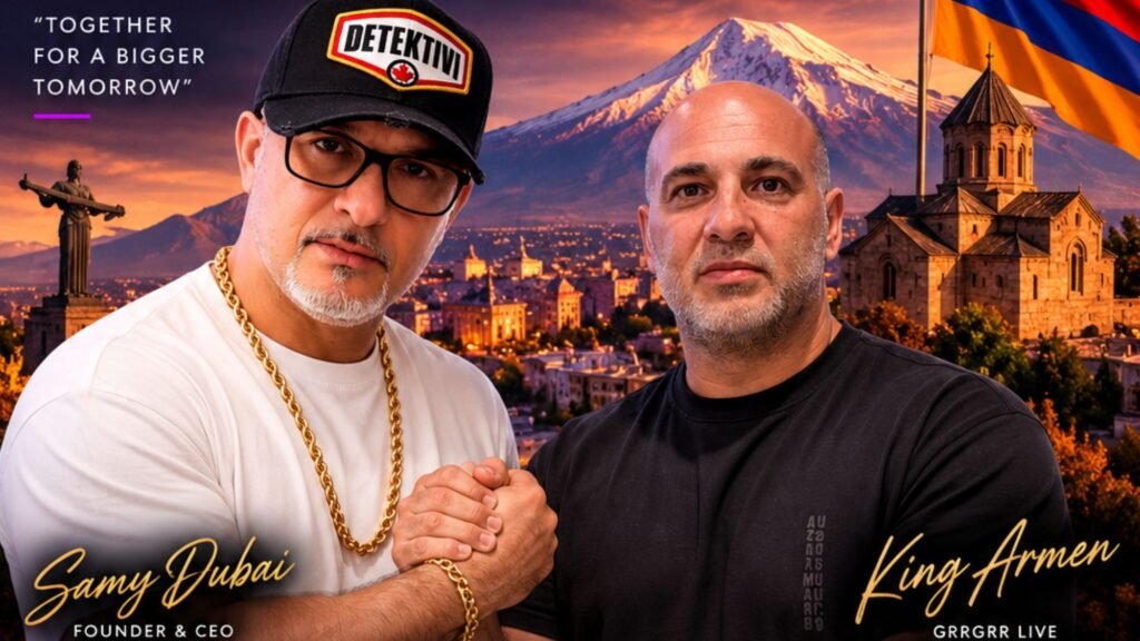 Samy Dubai Makes King Armen GrrGrr Live Ambassador of Armenia